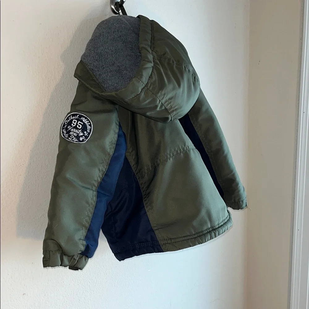 Kids Green and‎ Blue Winter Jacket